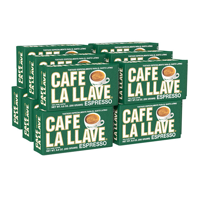 12- 8.8 oz. Bags ... Café La Llave, Dark Roast Espresso Ground Cuban Coffee ... Trackable Cuba Home Delivery included.