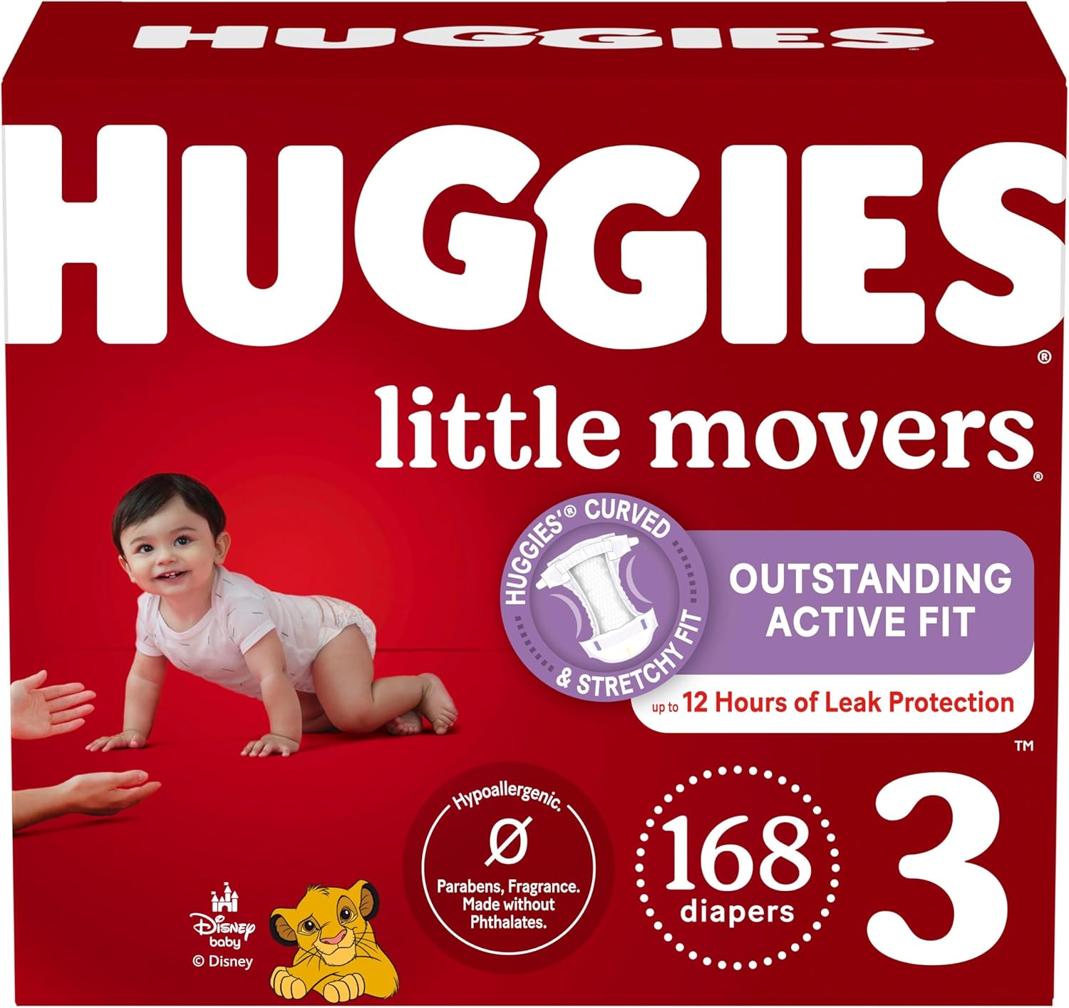 Huggies Size 3 Diapers, Little Movers, 504 Count ... Trackable Cuba Home Delivery Included.