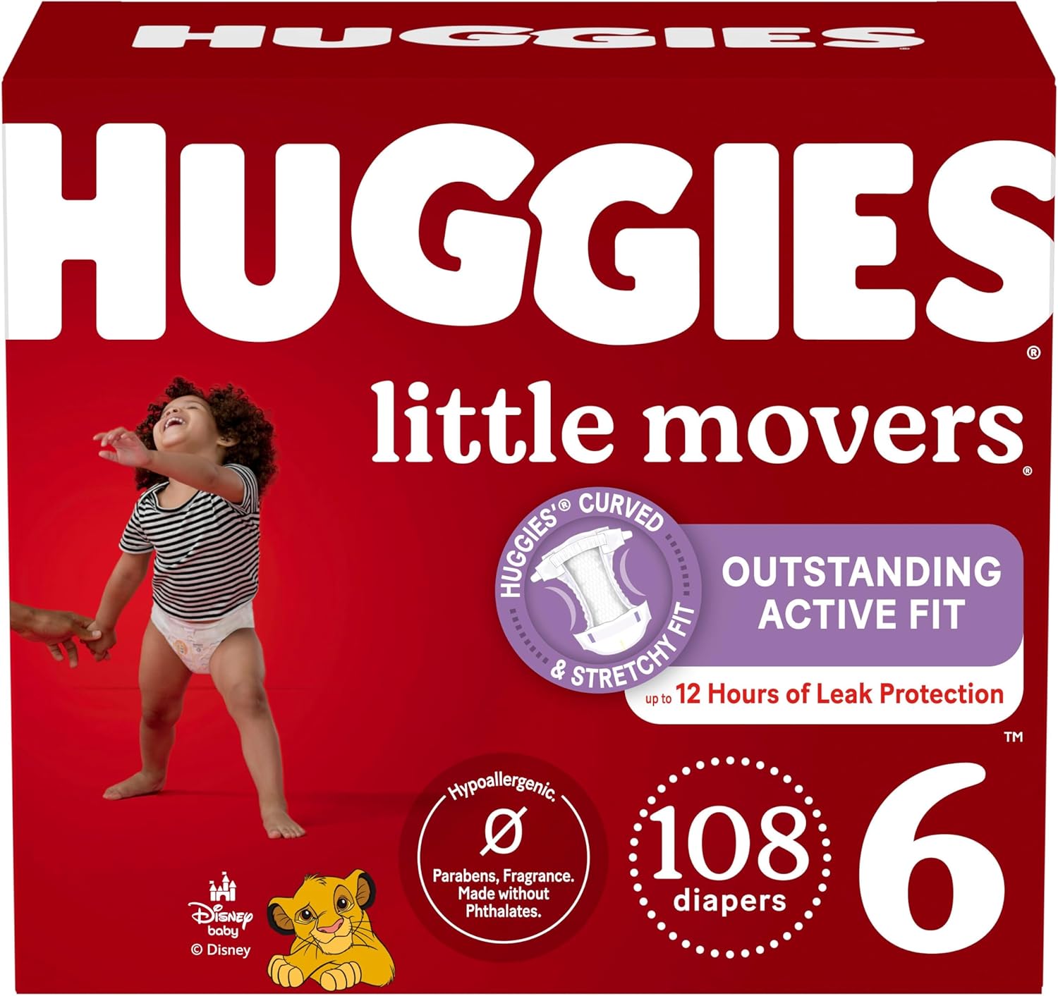 Huggies Size 6 Diapers, Little Movers, 216 Count ... Trackable Cuba Home Delivery Included.