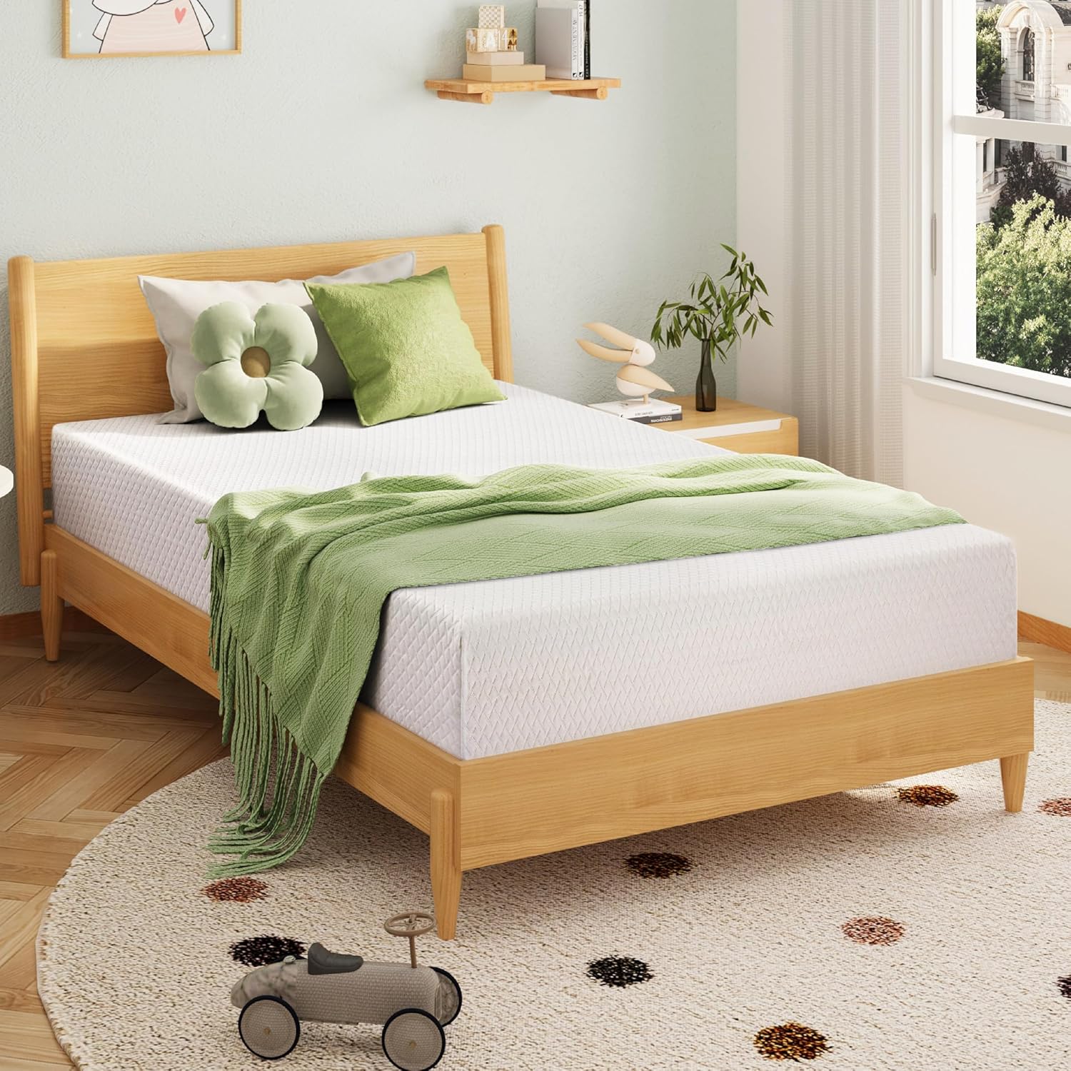 8" King Size Memory Foam Mattress, EGOHOME, 80"L x 76"W ... Trackable Home Delivery to Cuba Included.