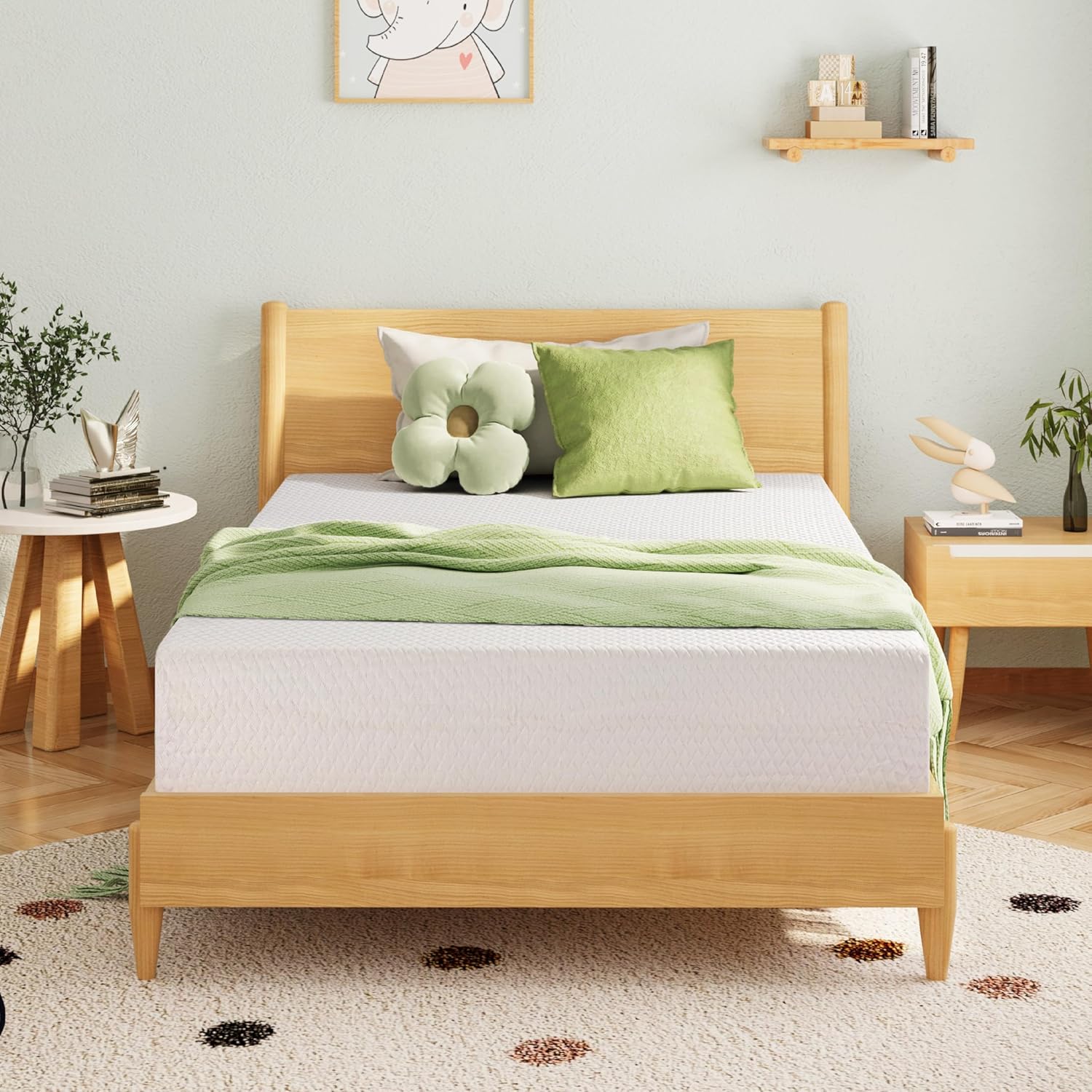 8" Twin Memory Foam Mattress, EGOHOME, 75"L x 38"W ... Trackable Home Delivery to Cuba Included.