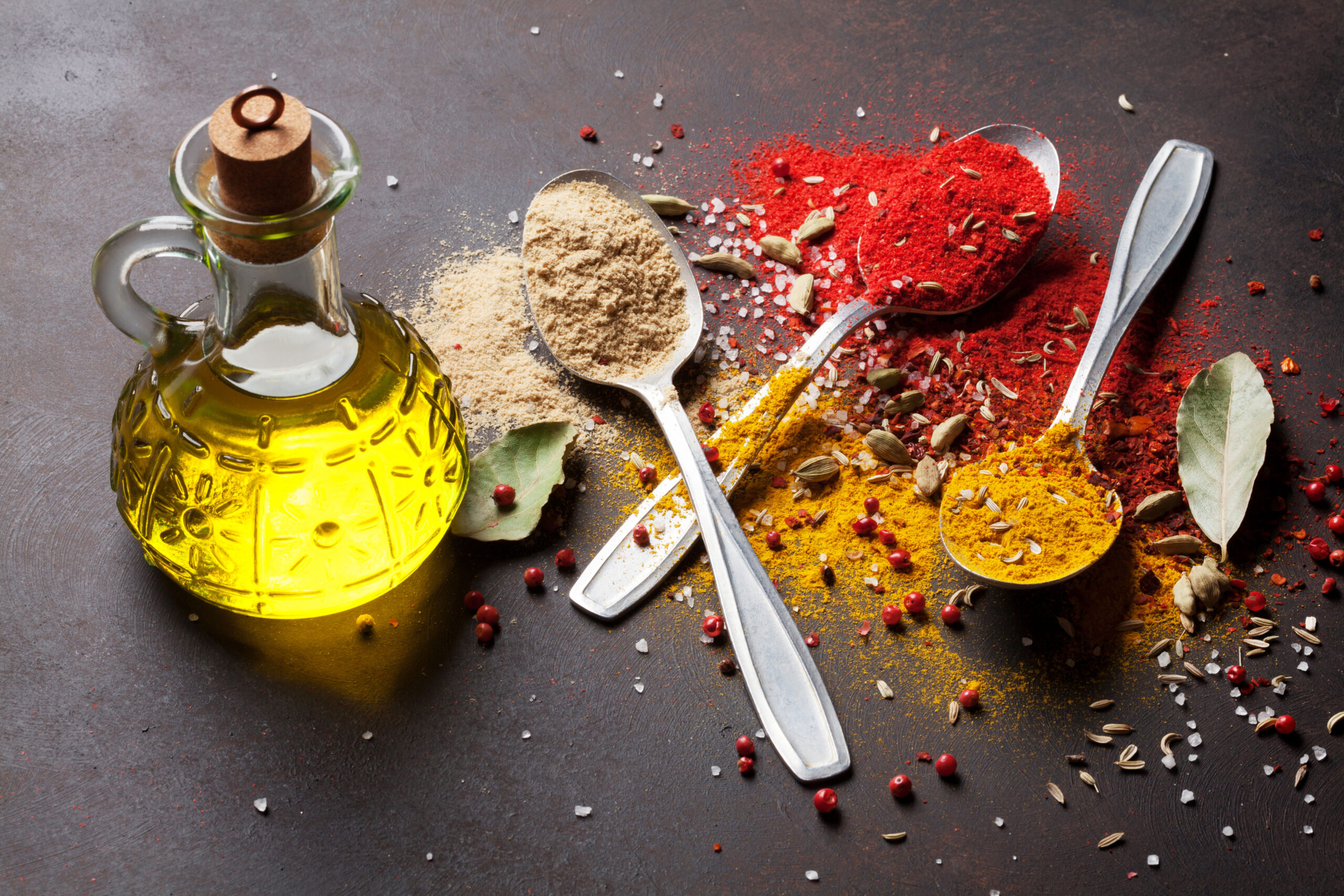 VEGETABLE OIL (4) & SPICES (4) ... Cuban Home Delivery Included, Trackable.