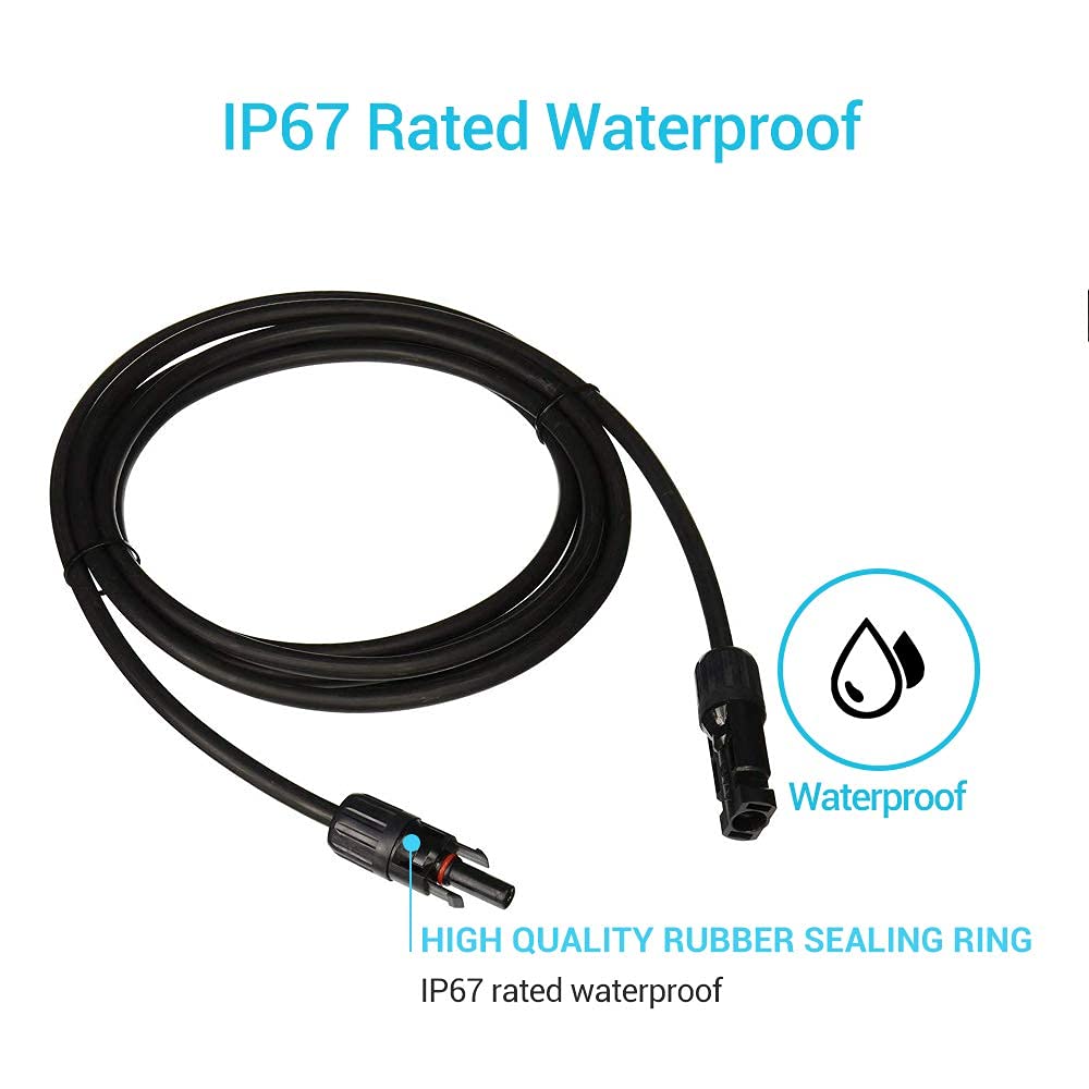 Renogy 10 Ft 10AWG Solar Extension Cable with Male and Female Connectors ... Trackable Cuba Home Delivery Included.