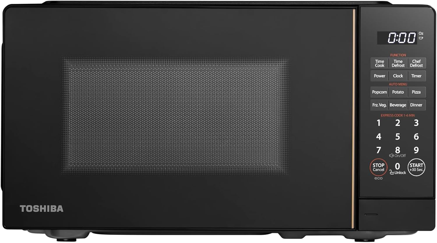 Toshiba Microwave Oven, 0.7 Cu Ft, 700 W, BLACK ... Trackable Cuba Home Delivery Included.